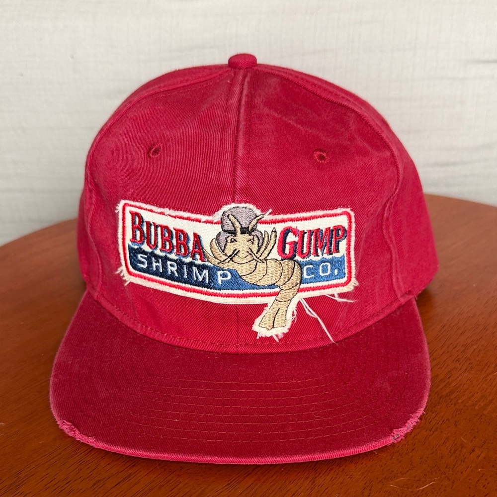 “Forrest Gump” Bubba Gump Shrimp Co. Red Logo Baseball Cap - Picture 5 of 6